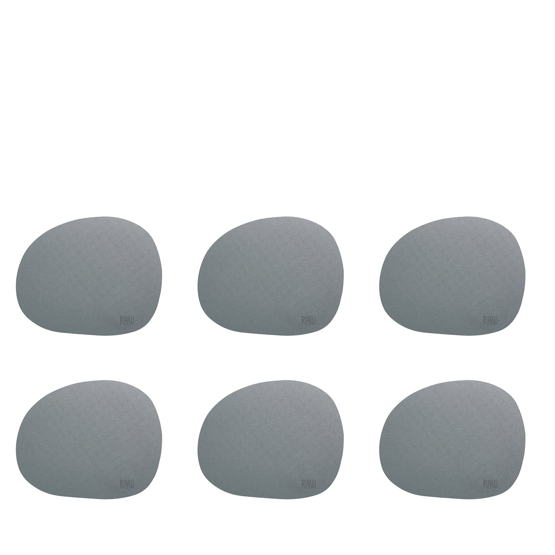 RAW coaster soft surface grey